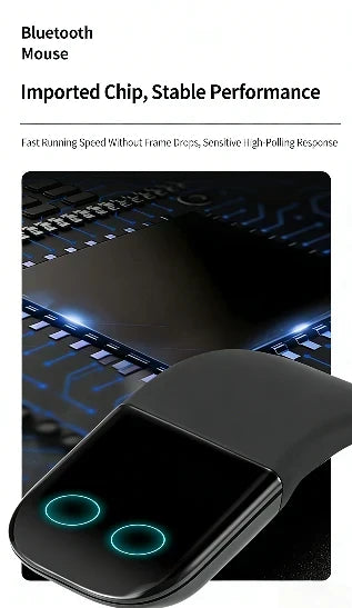 Wireless Bluetooth Silent Ergonomic Mouse with Adjustable DPI