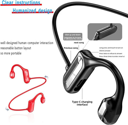 Wireless Bone Conduction Headphones Bluetooth 5.1