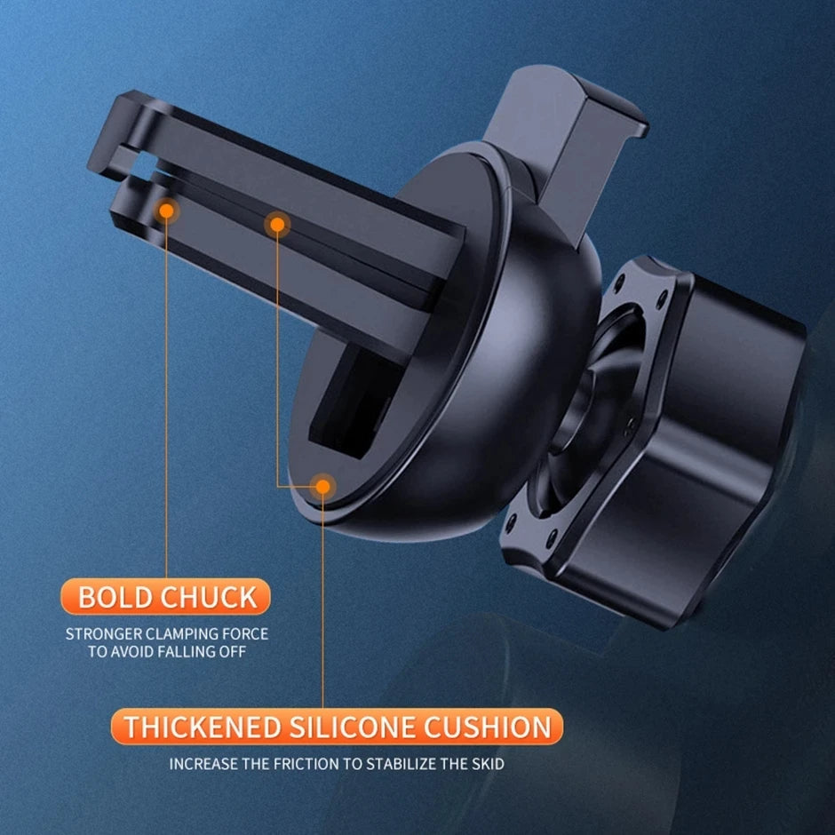 Wireless Fast Charging Car Phone Holder with Auto Clamping