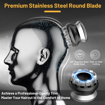 Wireless Hair Clipper with Precision Trimmer USB Rechargeable
