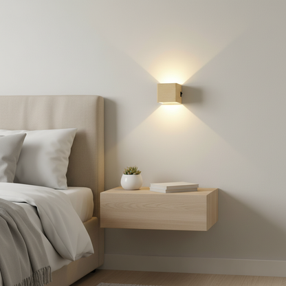 Wireless Rechargeable LED Wall Lamp with Adjustable Up Down Light