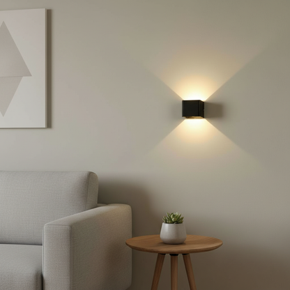 Wireless Rechargeable LED Wall Lamp with Adjustable Up Down Light