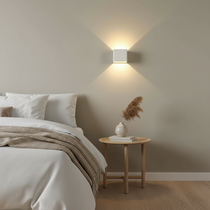 Wireless Rechargeable LED Wall Lamp with Adjustable Up Down Light