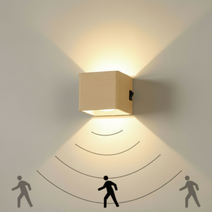 Wireless Rechargeable LED Wall Lamp with Adjustable Up Down Light