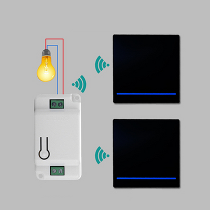 Wireless Remote Light Switch Kit with 30 Meter Range