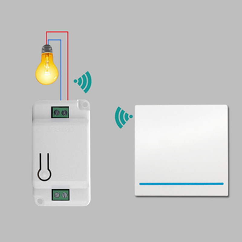 Wireless Remote Light Switch Kit with 30 Meter Range