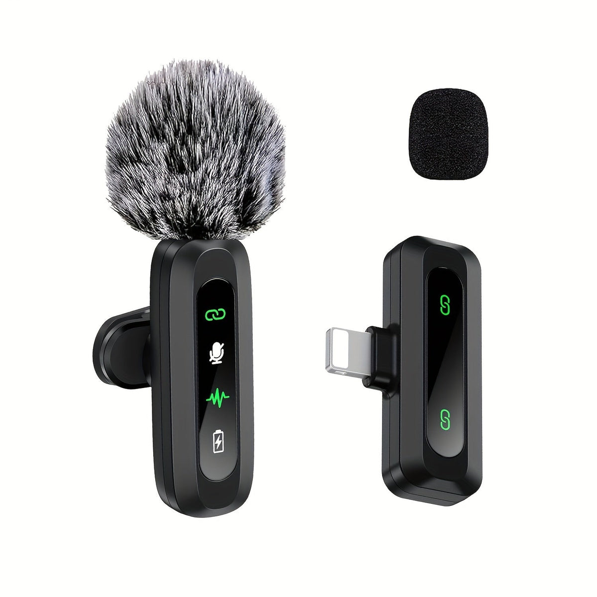 Wireless USB C Clip Microphone for Smartphone and Tablet