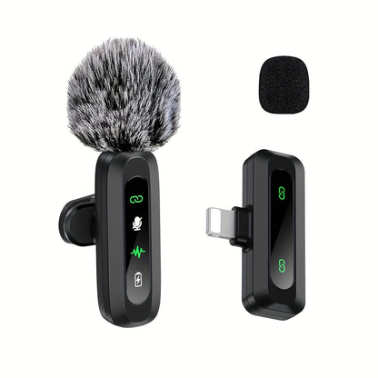 Wireless USB C Clip Microphone for Smartphone and Tablet
