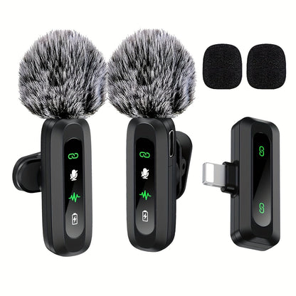 Wireless USB C Clip Microphone for Smartphone and Tablet