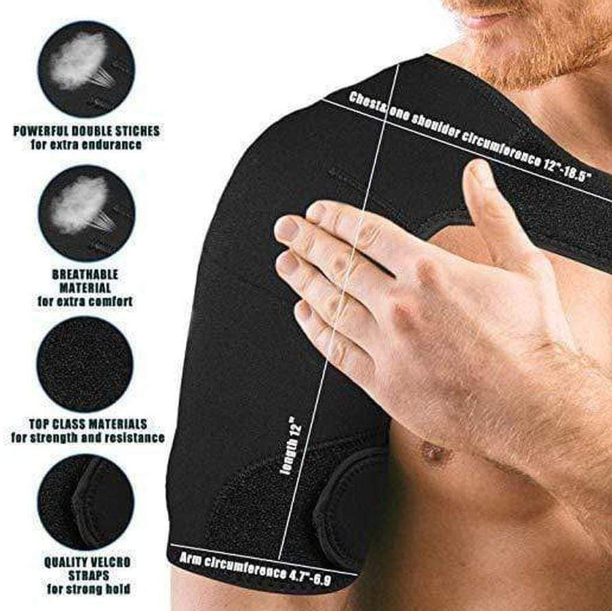 Women's Adjustable Shoulder Compression Support Brace