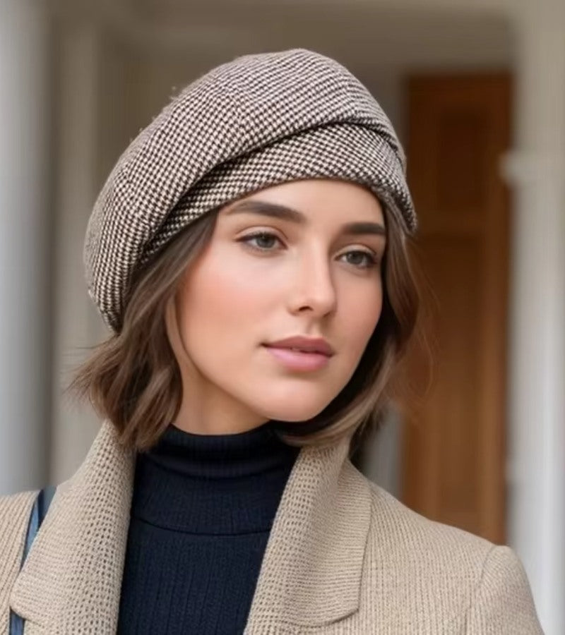 Women's Classic Soft Newsboy Cap One Size Breathable Hat