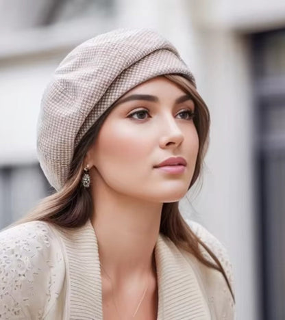 Women's Classic Soft Newsboy Cap One Size Breathable Hat
