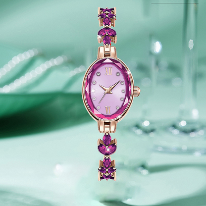 Women's Elegant Quartz Watch Waterproof Stainless Steel Dress Watch