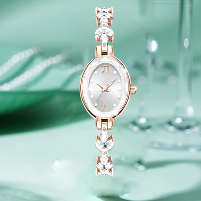 Women's Elegant Quartz Watch Waterproof Stainless Steel Dress Watch