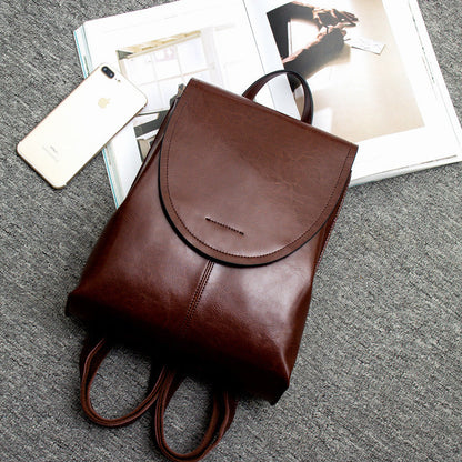 Women's Leather Backpack Stylish Everyday Travel Bag