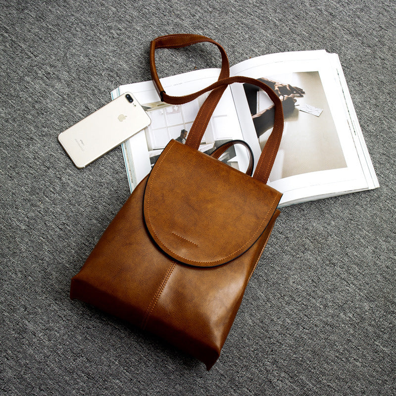 Women's Leather Backpack Stylish Everyday Travel Bag
