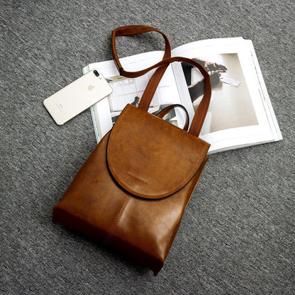 Women's Leather Backpack Stylish Everyday Travel Bag