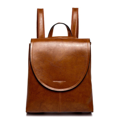 Women's Leather Backpack Stylish Everyday Travel Bag