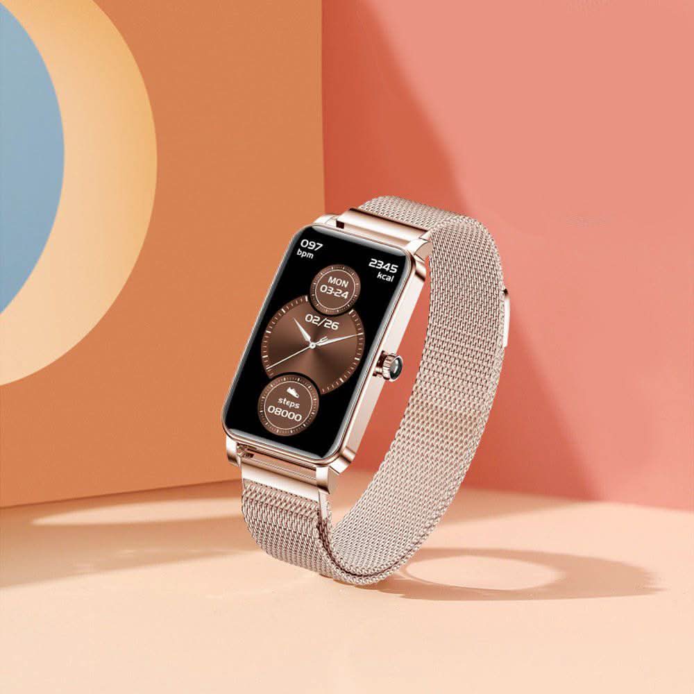 Women's Smartwatch with Fitness Tracker and Bluetooth Notifications