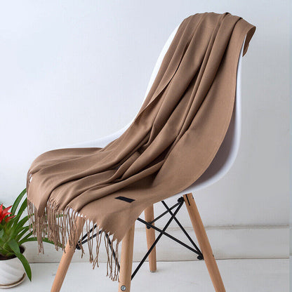 Women's Soft Cashmere Winter Scarf Wrap