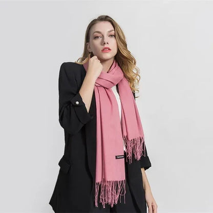 Women's Soft Cashmere Winter Scarf Wrap