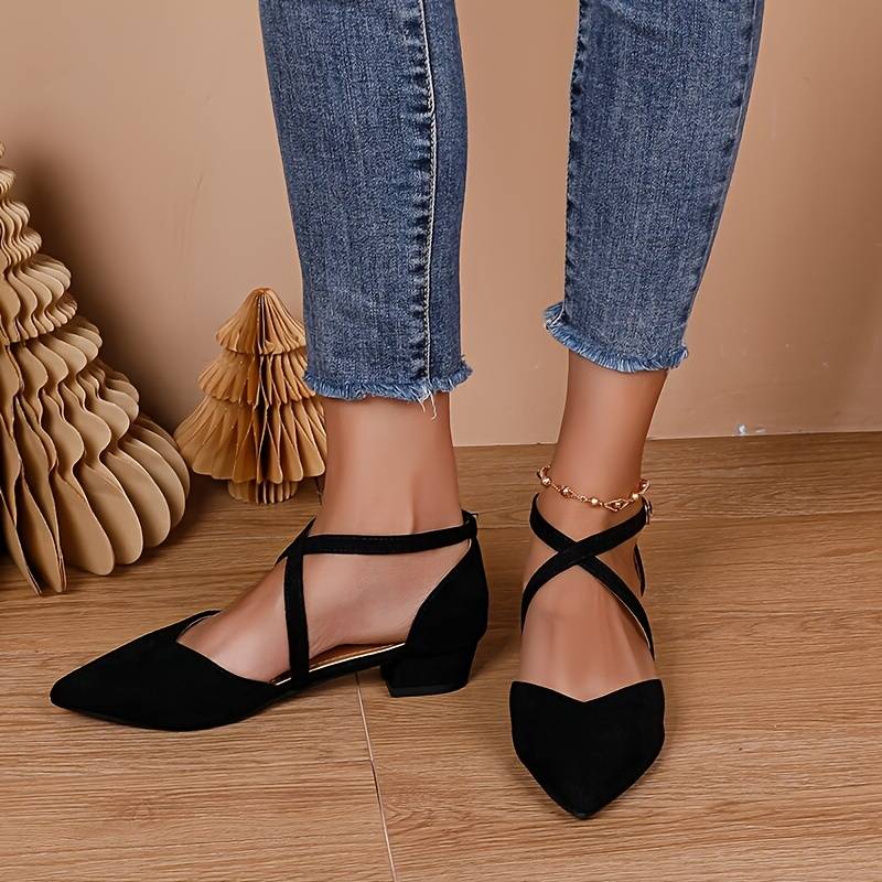 Women's Solid Color Comfortable Ballet Flat Shoes