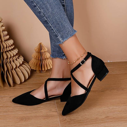 Women's Solid Color Comfortable Ballet Flat Shoes