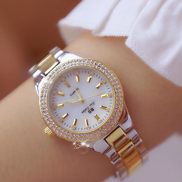 Women's Stainless Steel Quartz Wrist Watch 32mm Silver