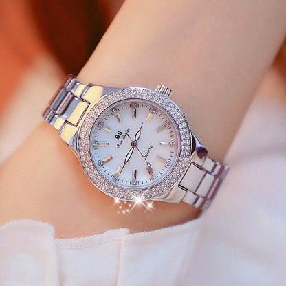 Women's Stainless Steel Quartz Wrist Watch 32mm Silver