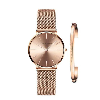 Women’s Stainless Steel Watch Adjustable Band 36mm Dial