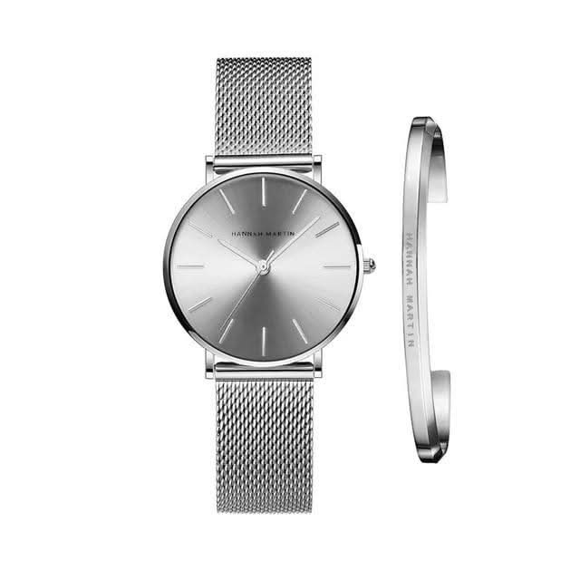 Women’s Stainless Steel Watch Adjustable Band 36mm Dial