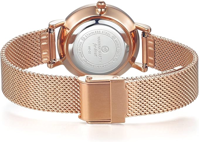 Women’s Stainless Steel Watch Adjustable Band 36mm Dial
