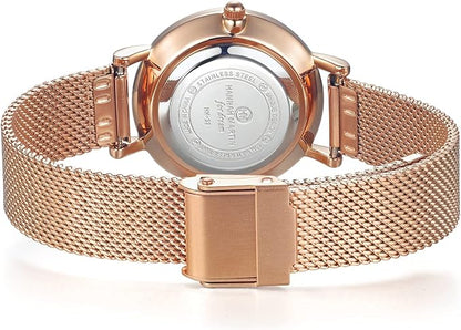 Women’s Stainless Steel Watch Adjustable Band 36mm Dial