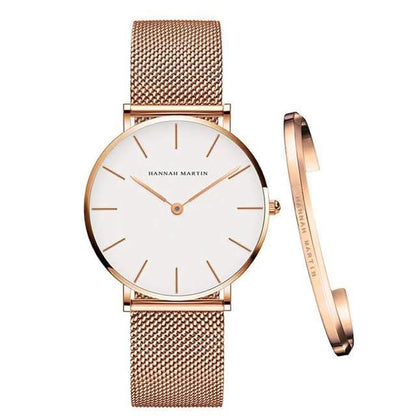 Women’s Stainless Steel Watch Adjustable Band 36mm Dial