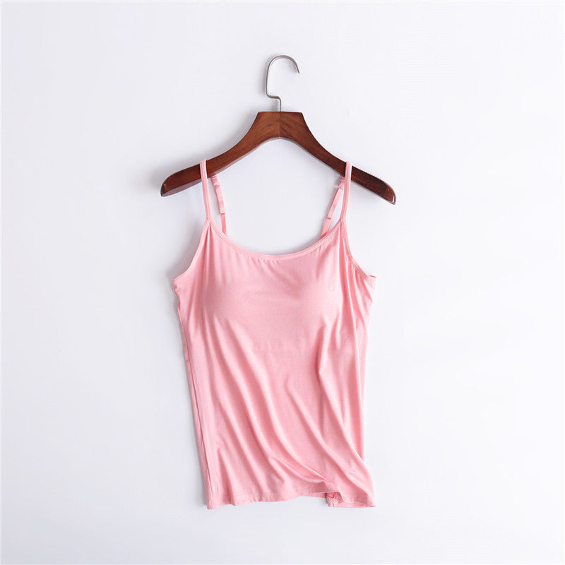 Women's Tank Top with Built In Shelf Bra