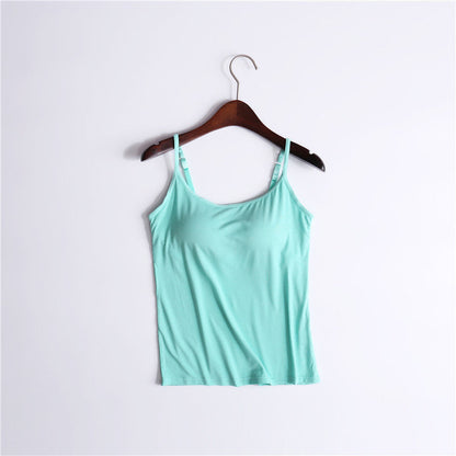 Women's Tank Top with Built In Shelf Bra