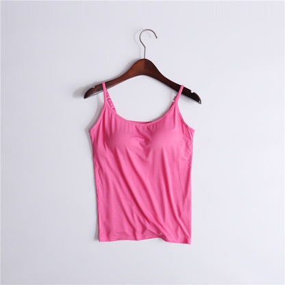 Women's Tank Top with Built In Shelf Bra