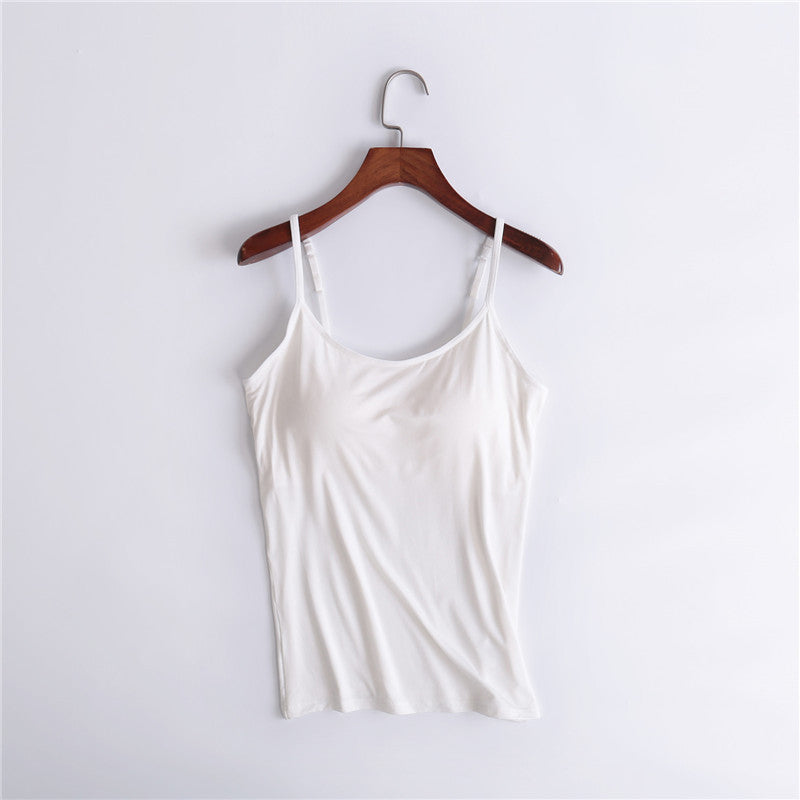 Women's Tank Top with Built In Shelf Bra