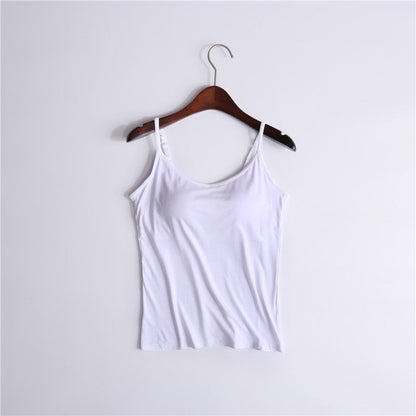 Women's Tank Top with Built In Shelf Bra
