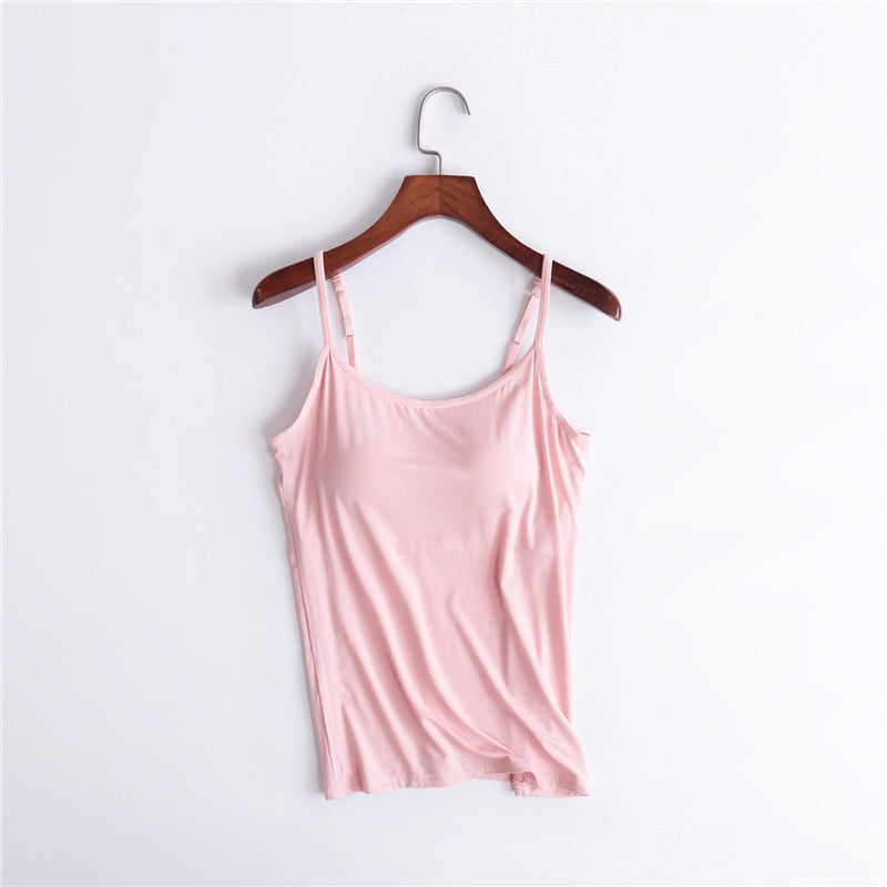 Women's Tank Top with Built In Shelf Bra