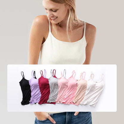 Women's Tank Top with Built In Shelf Bra