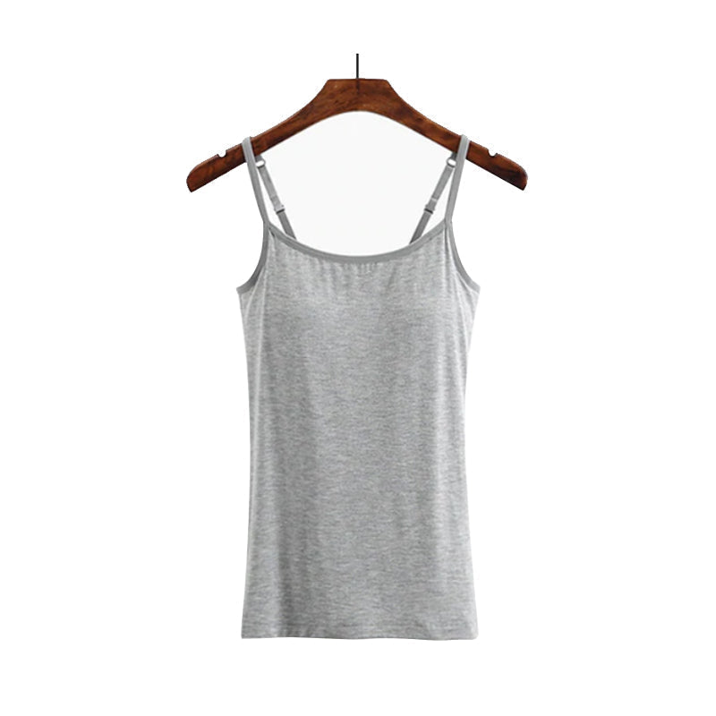 Women's Tank Top with Built In Shelf Bra
