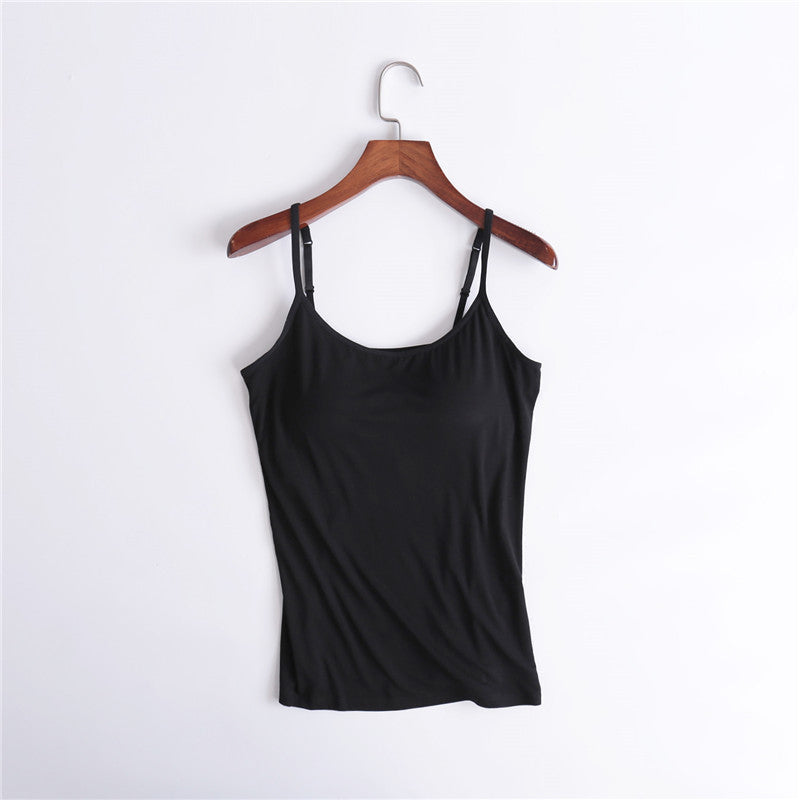 Women's Tank Top with Built In Shelf Bra