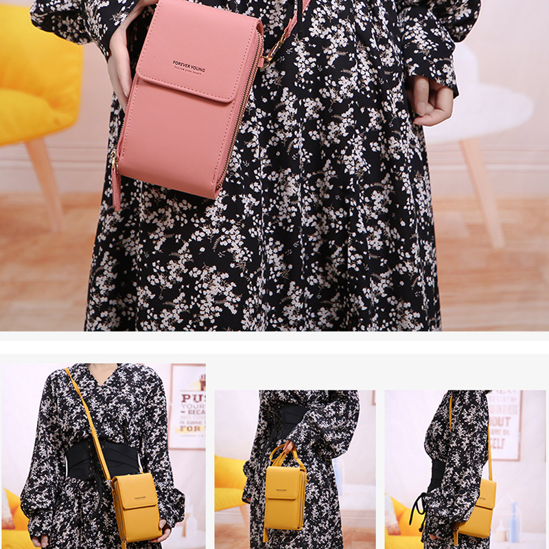 Women's Touch Screen Crossbody Phone Wallet Bag