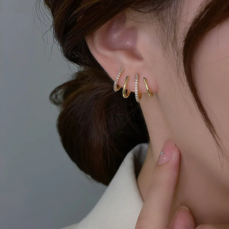 Women's Twisted Statement Earrings Hypoallergenic Lightweight Design