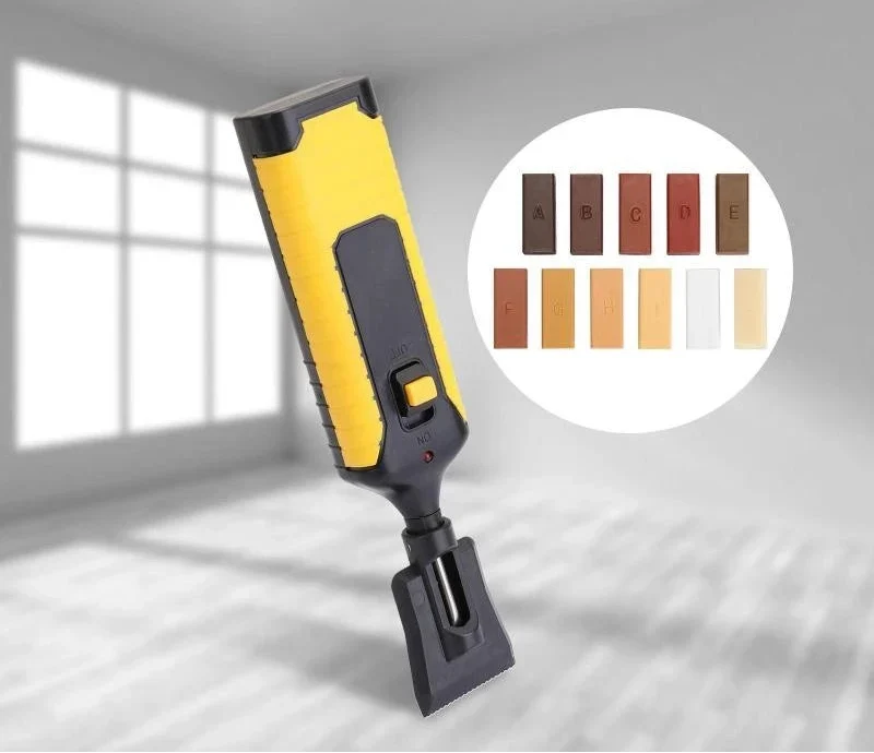 Wood Furniture Repair Kit with 11 Wax Blocks and Heat Pen