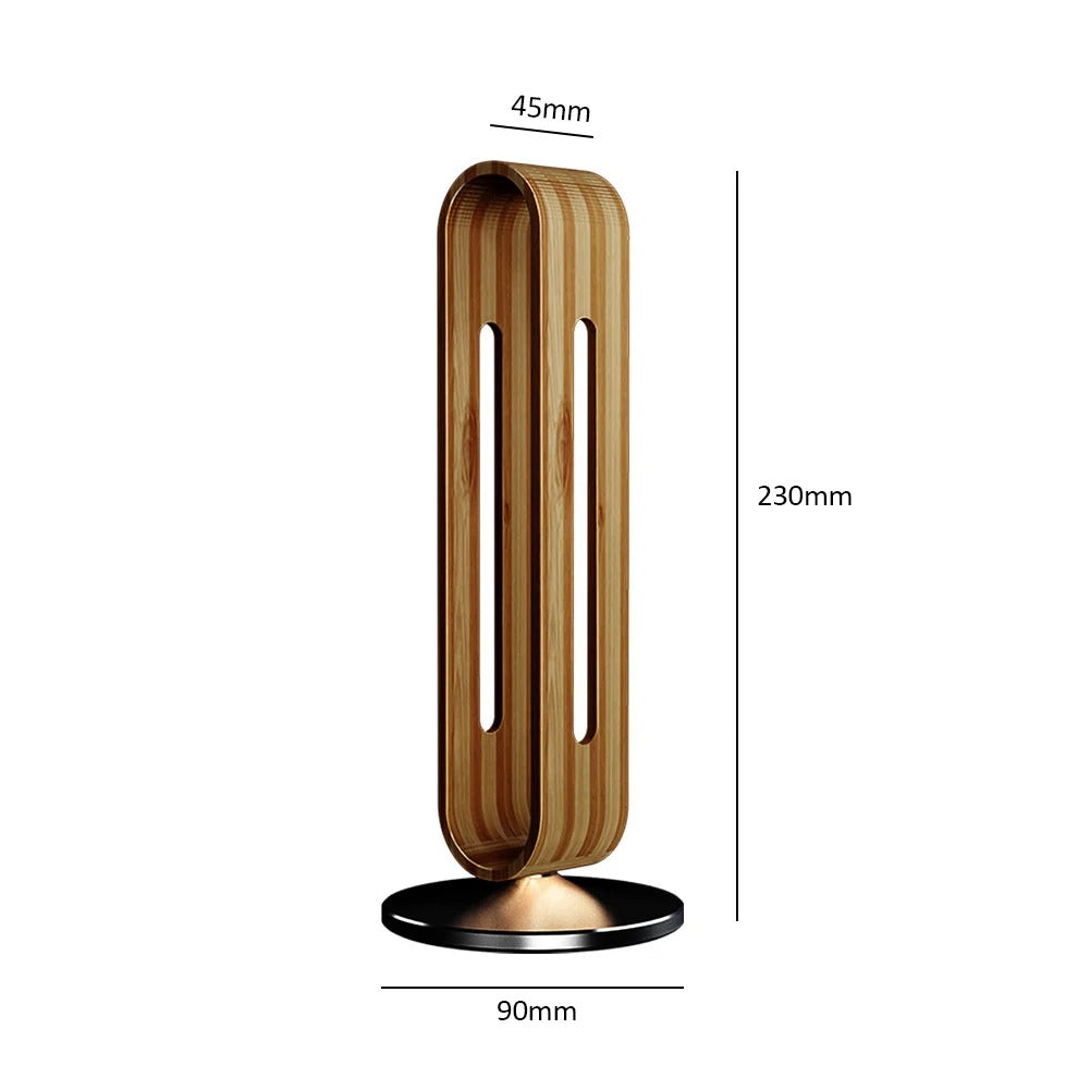Wood and Metal Headphone Stand Desktop Holder