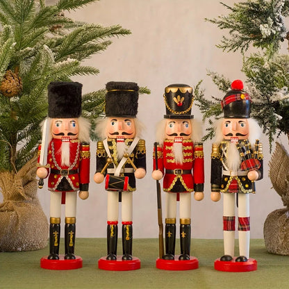 Wooden Christmas Nutcracker Soldier Decoration