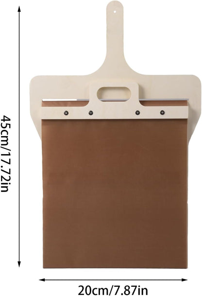 Wooden Sliding Pizza Peel with Ergonomic Handle