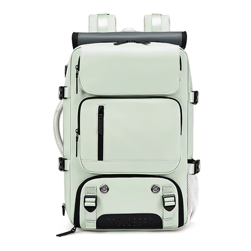 Waterproof Travel Backpack with USB Charging Port and Shoe Compartment